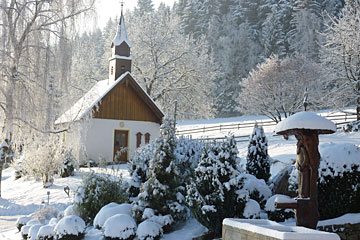 Winterlandschaft in Bayern
