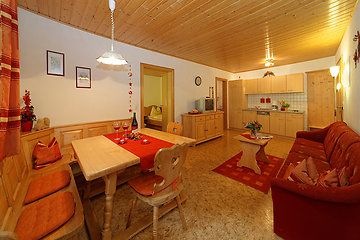 Wohnküche - Ferienwohnung Rotkehlchennest